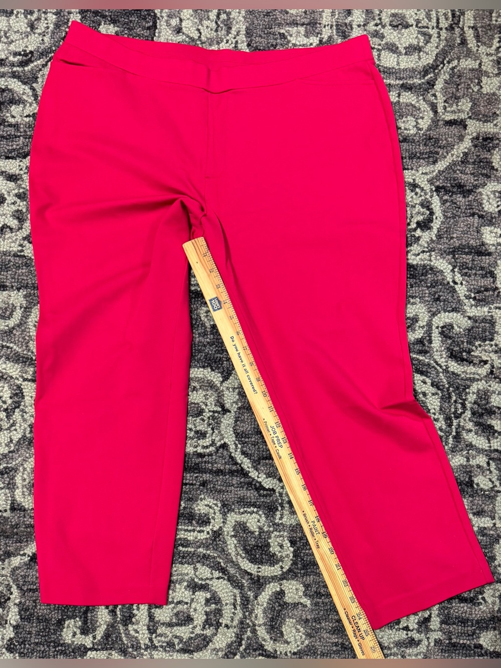 Susan Graver Petite Smart Ponte Knit Slim Leg Pants! Size XLP. - Picture 7 of 11